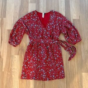 Allison Joy Scarlet Floral Dress